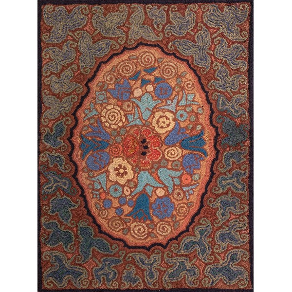 American Hooked Rug #20322