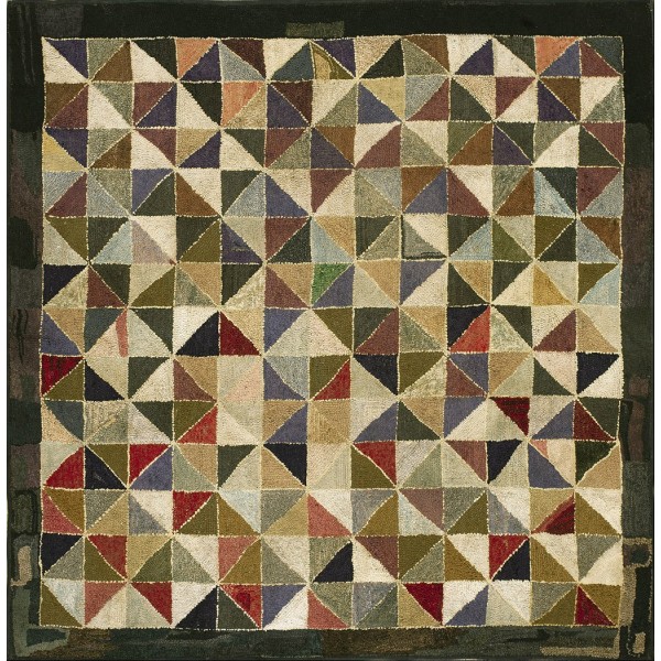 Early 20th Century American Hooked Rug 