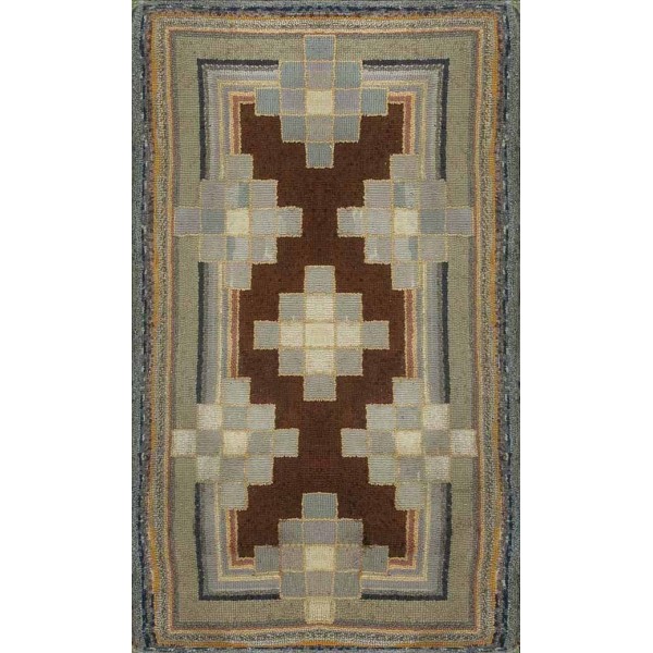 American Hooked Rug #20530