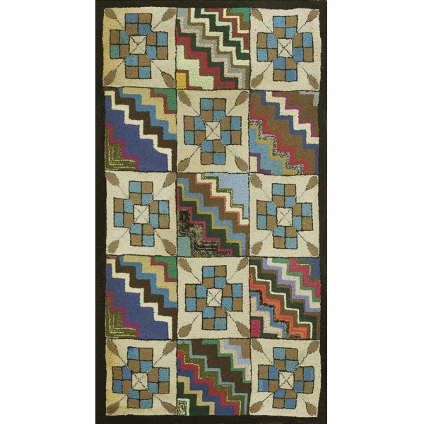 American Hooked Rug #20543