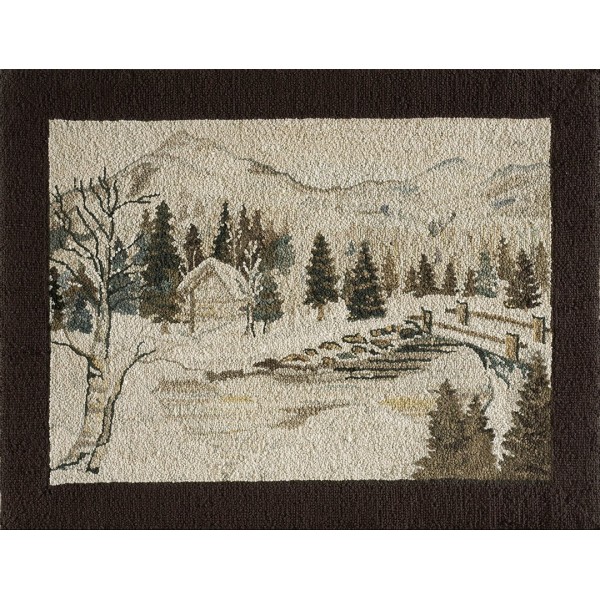 American Hooked Rug #20578