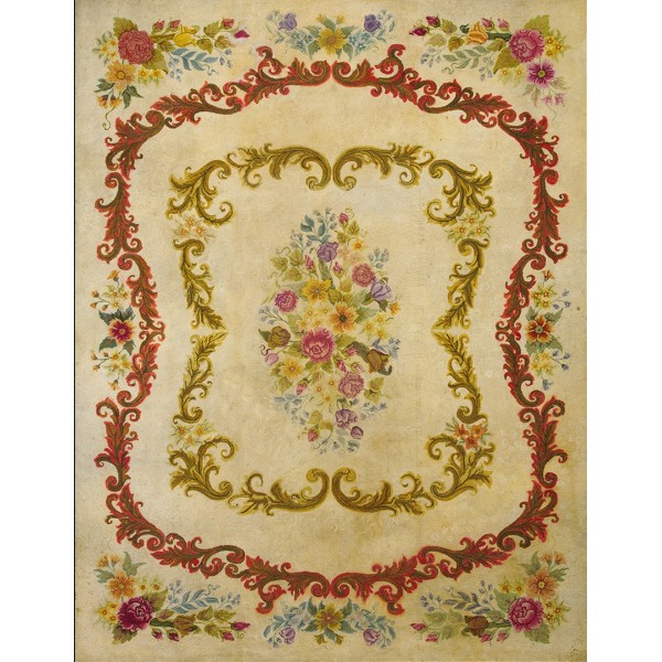 American Hooked Rug #21520