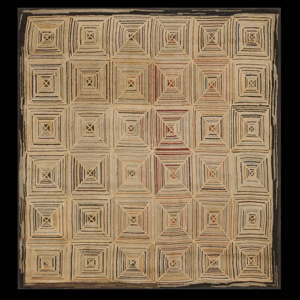 Late 19th Century American Hooked Rug