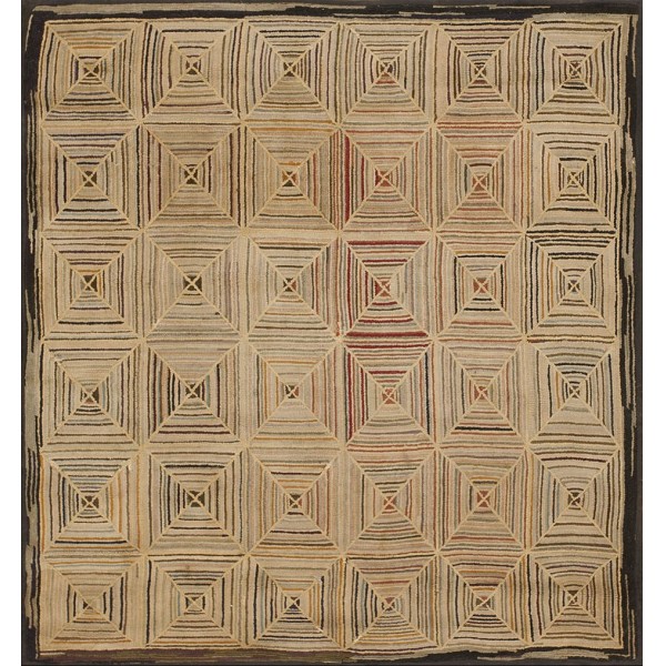 Late 19th Century American Hooked Rug