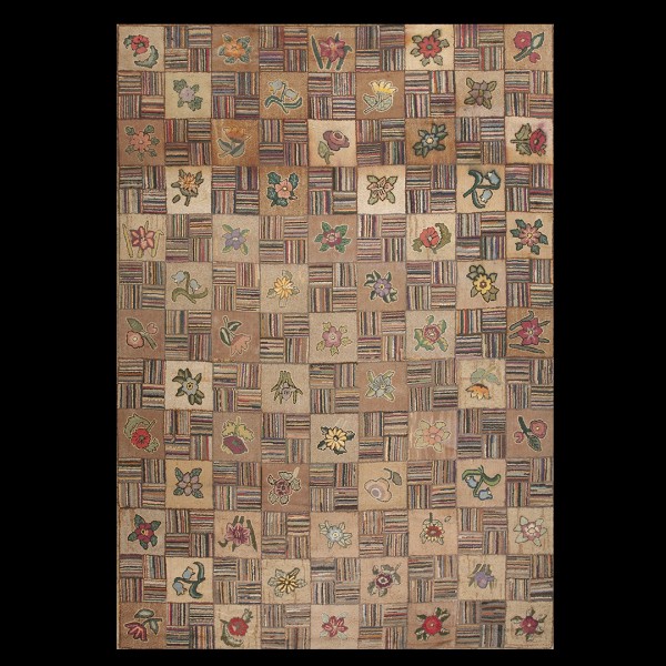 American Hooked Rug #24009