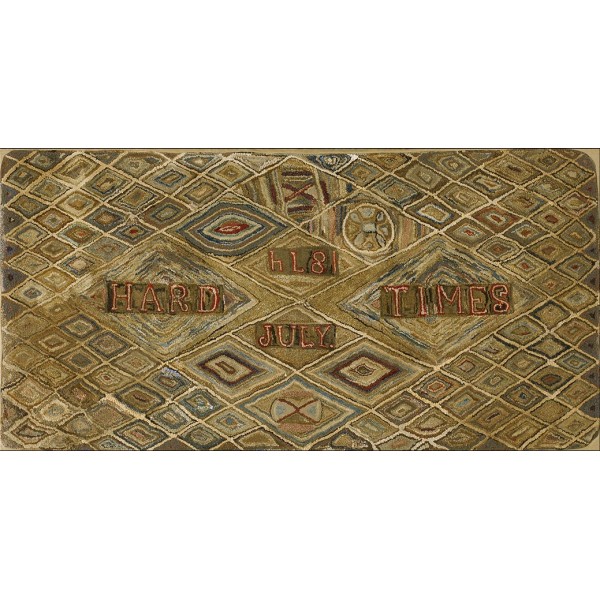 American Hooked Rug #24525