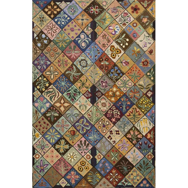 1930s American Hooked Rug 