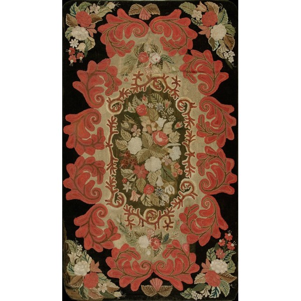 American Hooked Rug #25605