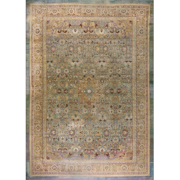 19th Century N. Indian Amritsar Carpet 