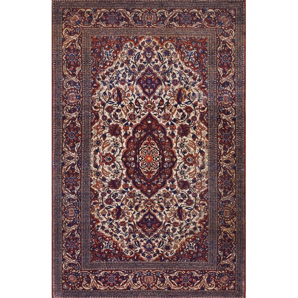 Early 20th Century Persian Isfahan Carpet 