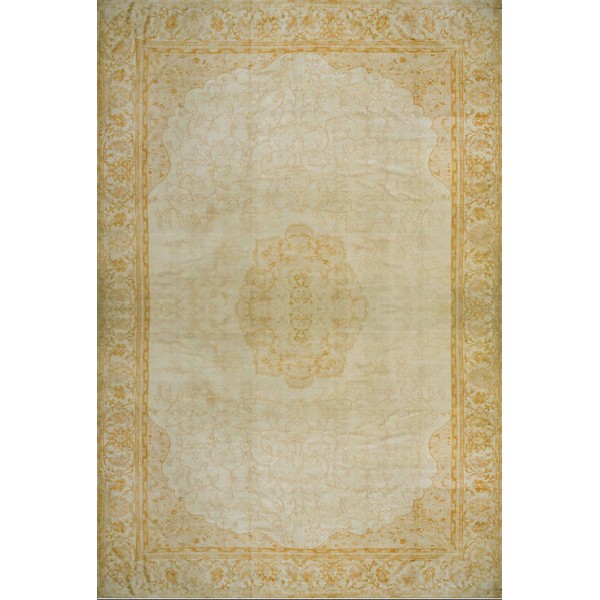 Early 20th Century Turkish Oushak Borlou Carpet