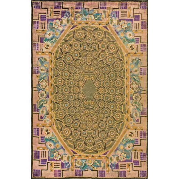 1920s French Art Deco Carpet 