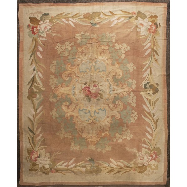 19th Century French Aubusson Napoleon III Carpet