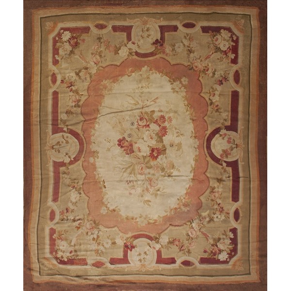 19th Century French Aubusson Napoleon III Carpet