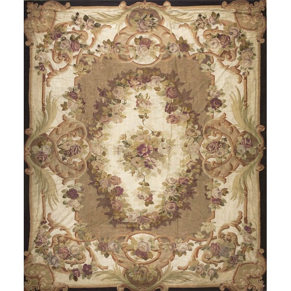 19th Century  French Aubusson Napoleon III Carpet