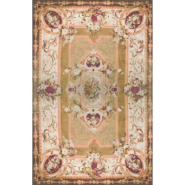 19th Century French Napoleon III Period Aubusson Carpet 