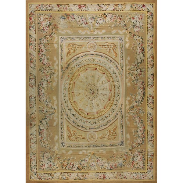 Early 20th Century French Aubusson Carpet