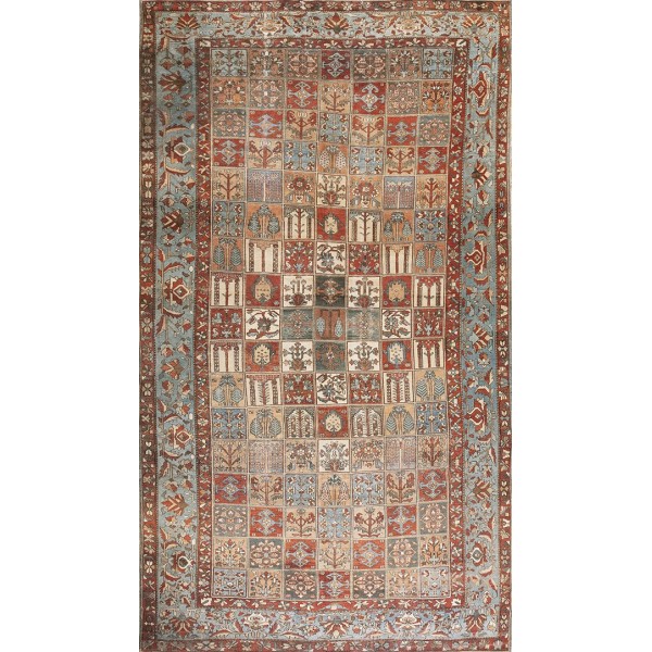 Early 20th Century Persian Bakhtiari Garden Carpet