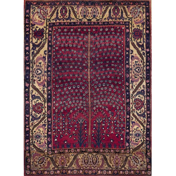 Late 19th Century Persian Bakhtiari Tree of Life Carpet