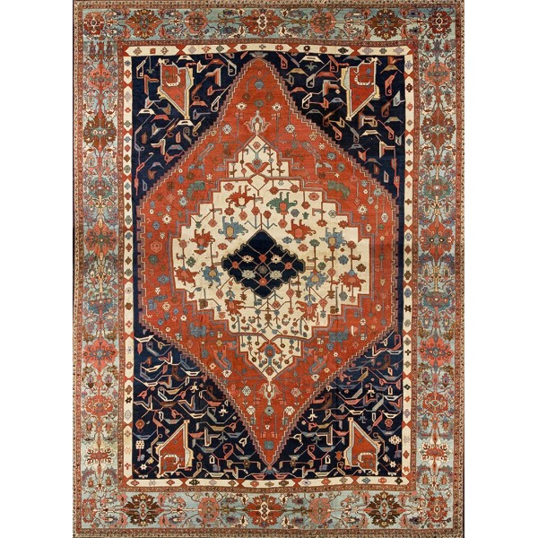 19th Century N.W. Persian Bakshaiesh Runner Carpet 