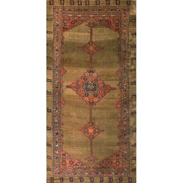 19th Century W. Persian Bijar Carpet