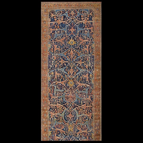 19th Century W. Persian Bijar Garrus Carpet