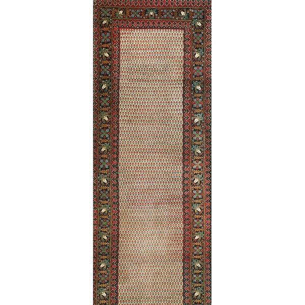 19th Century W. Persian Bijar Runner Carpet 