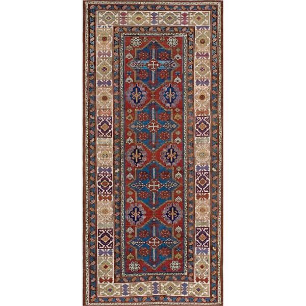 19th Century Caucasian Kuba Carpet