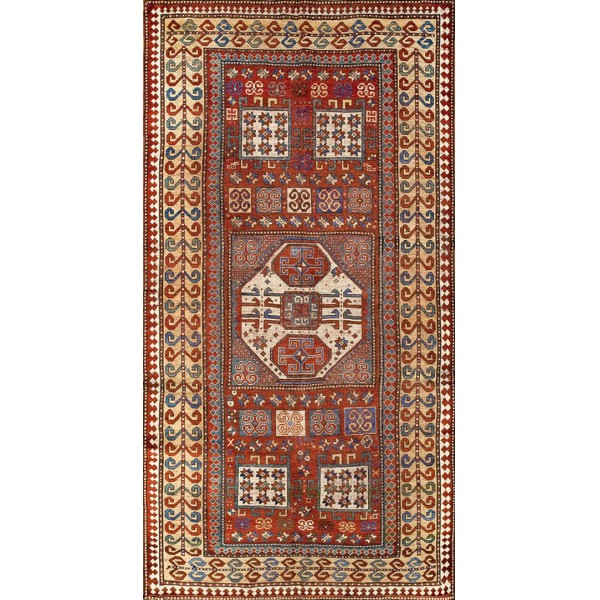 19th Century Caucasian Karachopf Kazak Carpet