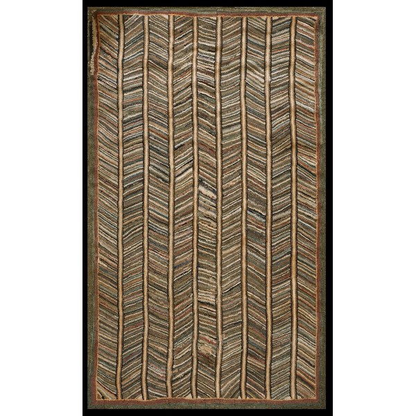 Late 19th Century American Hooked Rug