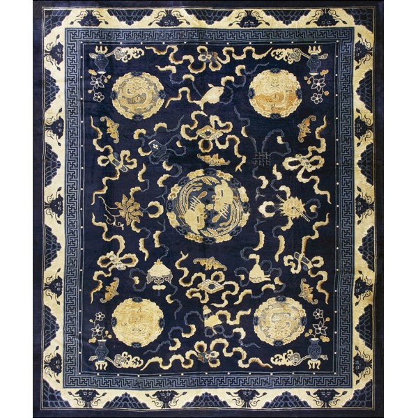 19th Century Chinese Peking Carpet