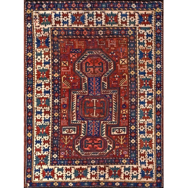 19th Century Caucasian Kazak Capet