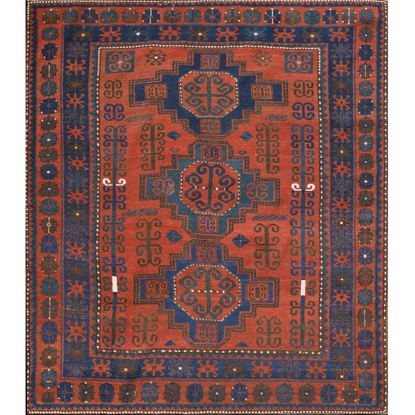 Early 20th Century Caucasian Kazak Carpet