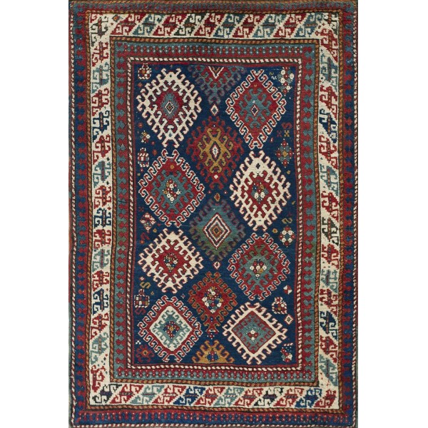 19th Century Caucasian Bordjalou Kazak Carpet