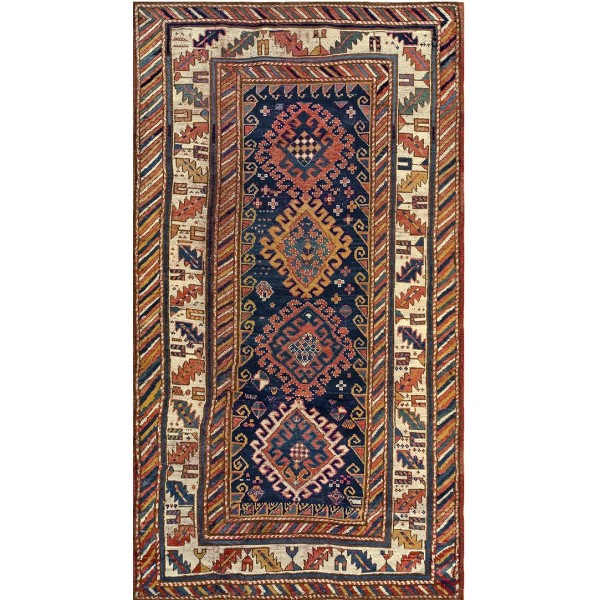 Early 20th Caucasian Kazak Carpet