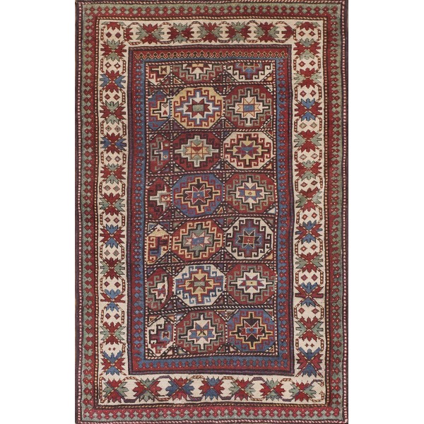 19th Century Caucasian Kazak Carpet 