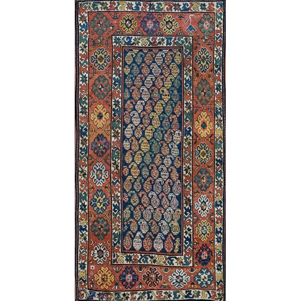 Late 19th Century S. Caucasian Moghan Carpet 