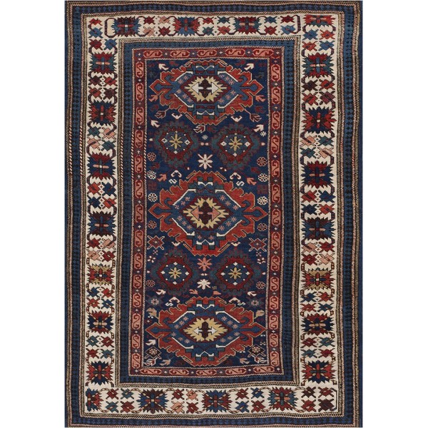 19th Century Caucasian Kuba Carpet