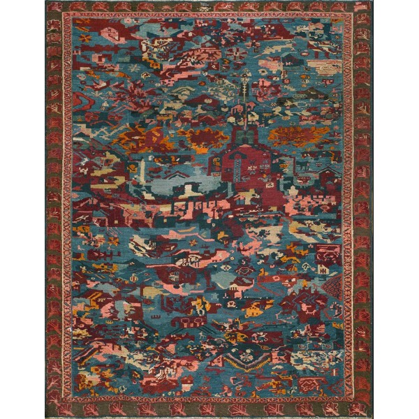 19th Century Caucasian Sumak Carpet