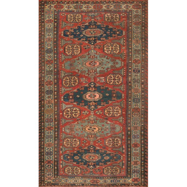 19th Century Caucasian Sumak Carpet