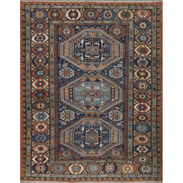 19th Century Caucasian Sumak Carpet 