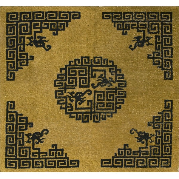 Early 20th Century Chinese Peking Dragon Carpet