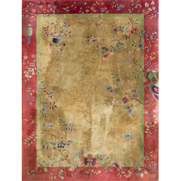 1920s Chinese Art Deco Carpet by Nichols Workshop