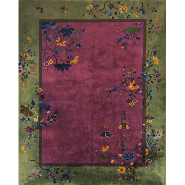 1920 Chinese Art Deco Chinese Carpet