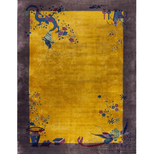 1920s Chinese Art Deco Carpet0