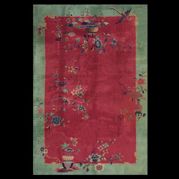 1920s Chinese Art Deco Carpet by Nichols Workshop