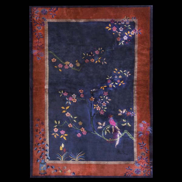 1920s Chinese Art Deco Carpet 