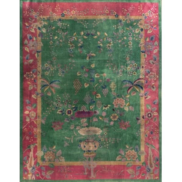 1920s Chinese Art Deco Carpet 