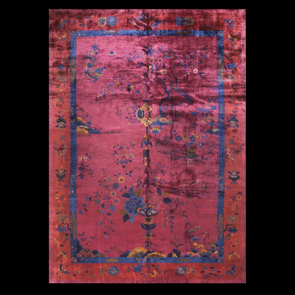 1920s Chinese Art Deco Carpet 