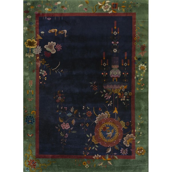 1920s Chinese Art Deco Carpet 